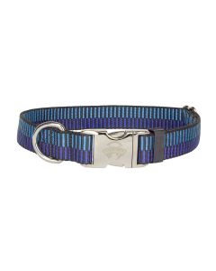 Icy Regency Stripes Premium Dog Collar 