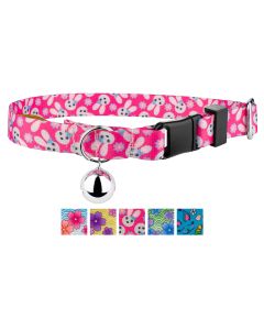 Spring Bunnies Cat Collar