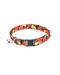 Christmas Poinsettias Cat Collar