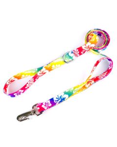 Deluxe Hawaiian Rainbow Dog Leash