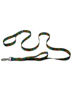 Tie Dye Stripes Deluxe Reflective Dog Leash