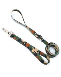 Woodland Camo Deluxe Reflective Dog Leash