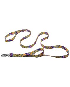  Yellow Boho Mandala Deluxe Reflective Dog Leash