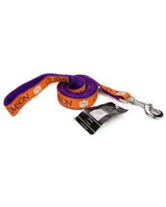 Clemson Tigers Ribbon Dog Leash