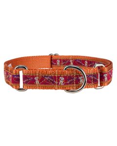 My Little Angel/Devil Woven Ribbon Martingale Dog Collar Limited Edition