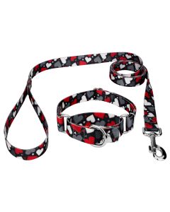 Be Mine Martingale Dog Collar and Leash Limited Edition