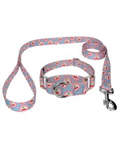 Cherry on Top Martingale Dog Collar and Leash Limited Edition