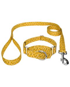 Spring Cottagecore Martingale Dog Collar and Leash