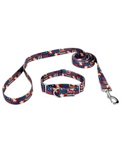 Spirit of '76 Martingale Dog Collar and Leash