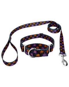 Creepy Crawlers Martingale Dog Collar and Leash Limited Edition 