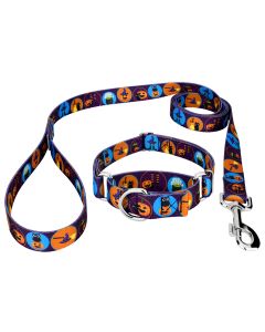 Witches' Brew Martingale Dog Collar and Leash Limited Edition