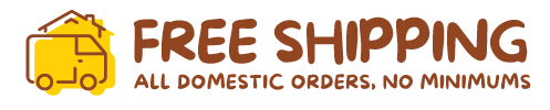 Free Shipping - All Domestic Orders, No Minimums