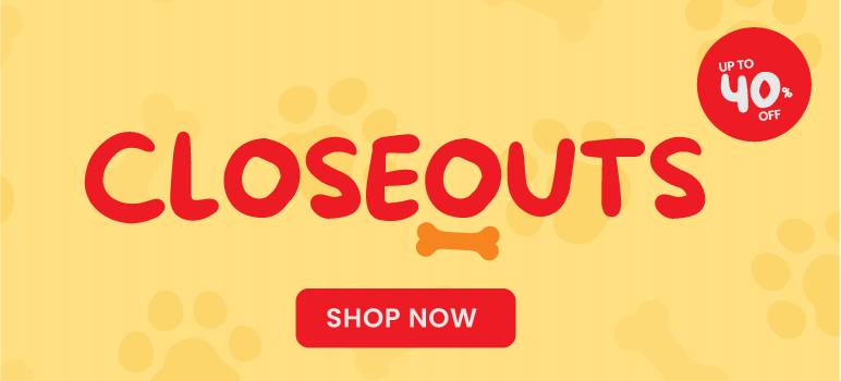 Closeouts - up to 40% off