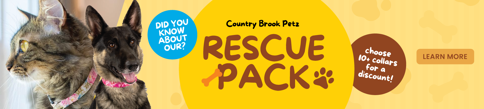 Did You Know About Our Rescue Packs? - Learn More